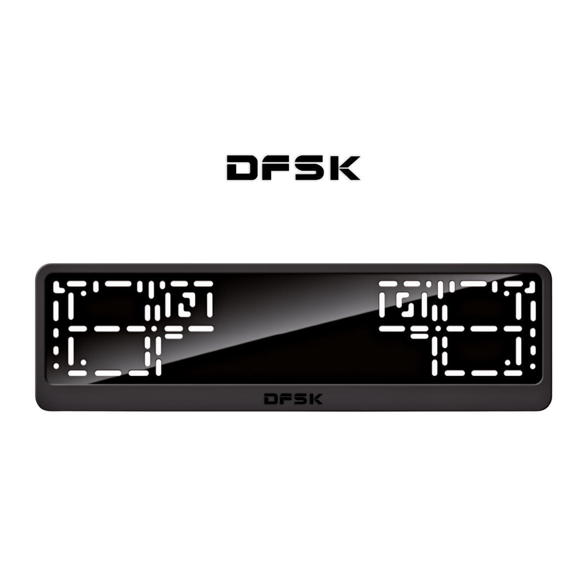 Cadres de plaque d'immatriculation DFSK - Noir - CLASSIC