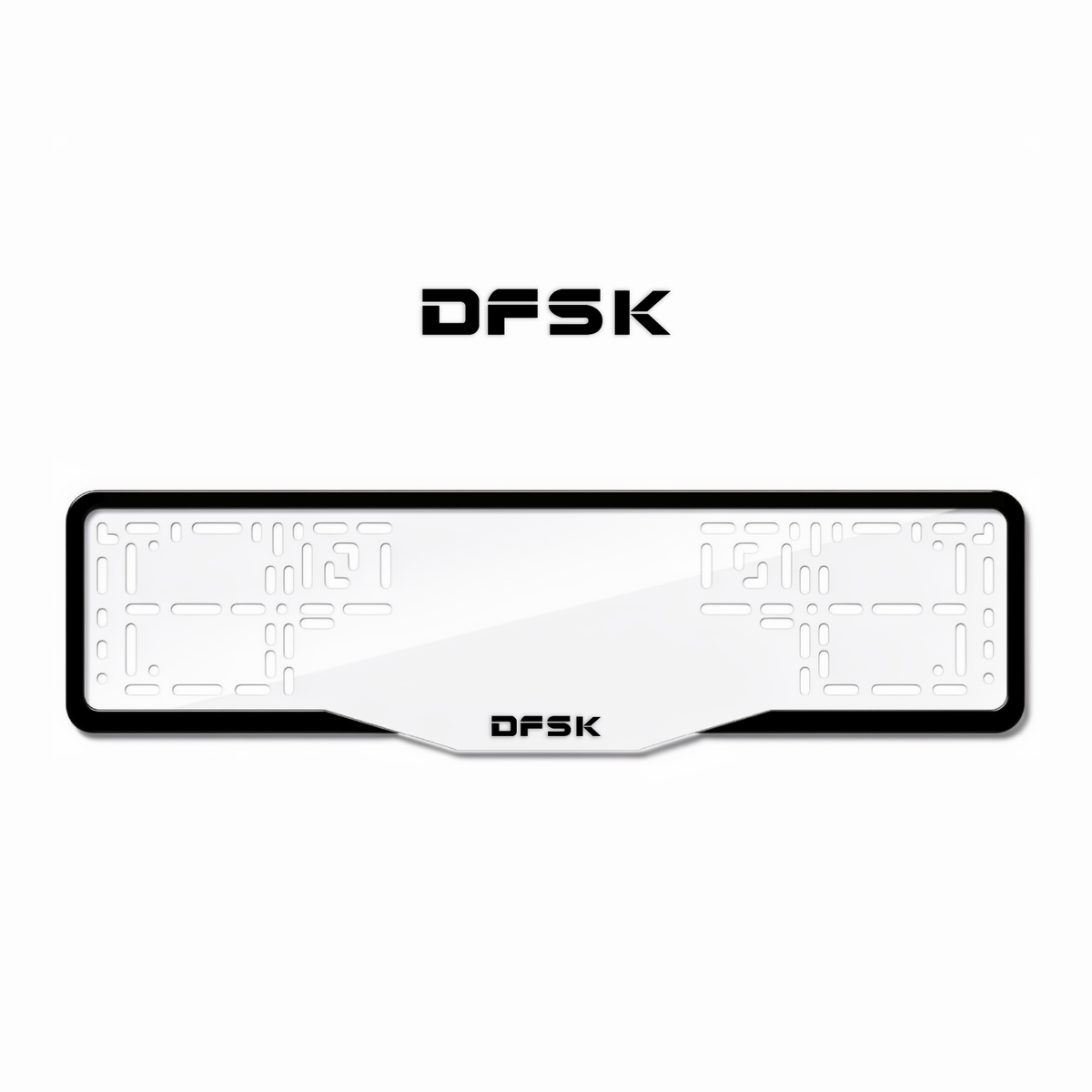 Cadres de plaque d'immatriculation DFSK - Noir - GLASS