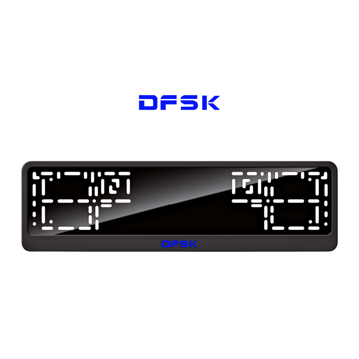 Cadres de plaque d'immatriculation DFSK - Bleu - CLASSIC
