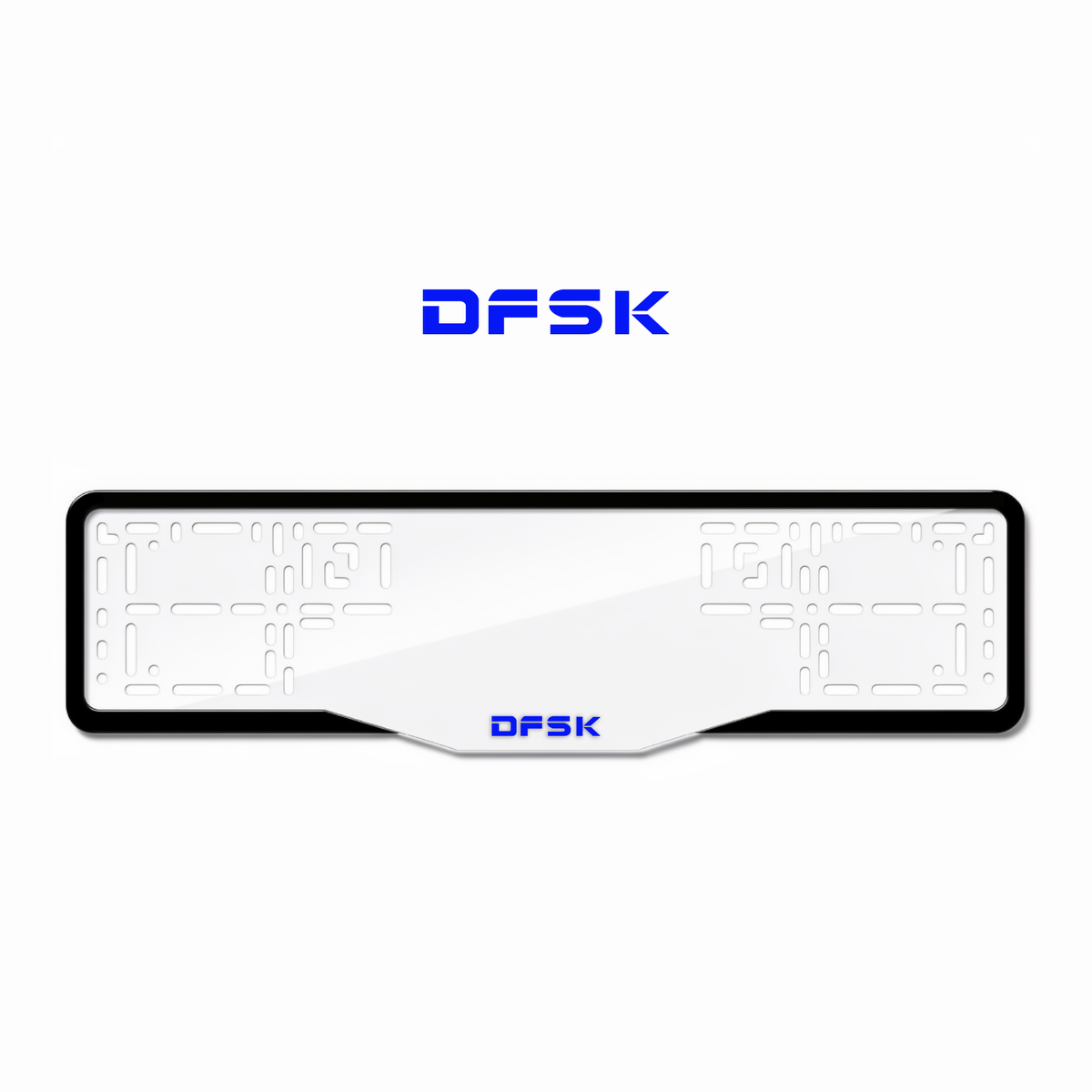 Cadres de plaque d'immatriculation DFSK - Bleu - GLASS
