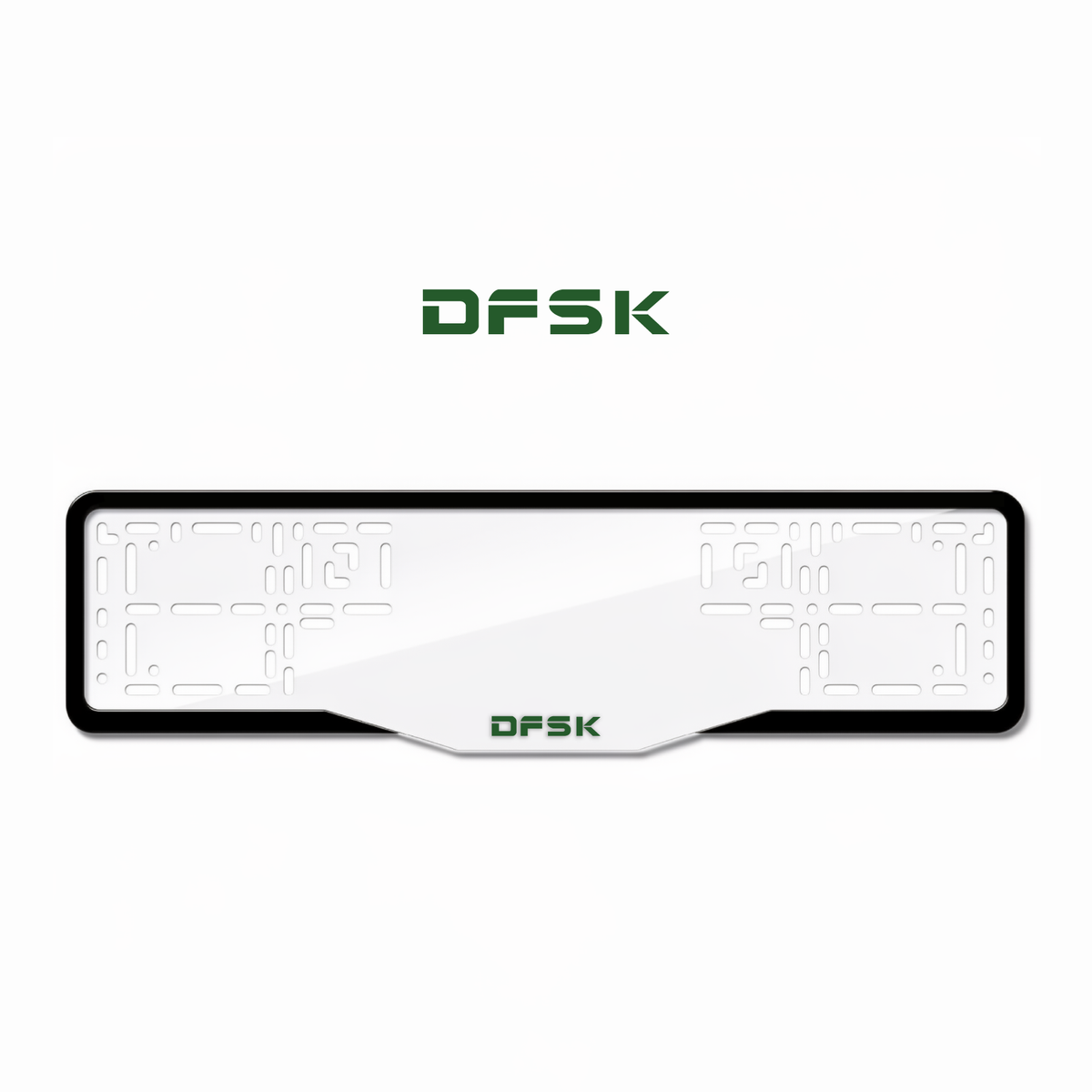 Cadres de plaque d'immatriculation DFSK - Vert - GLASS