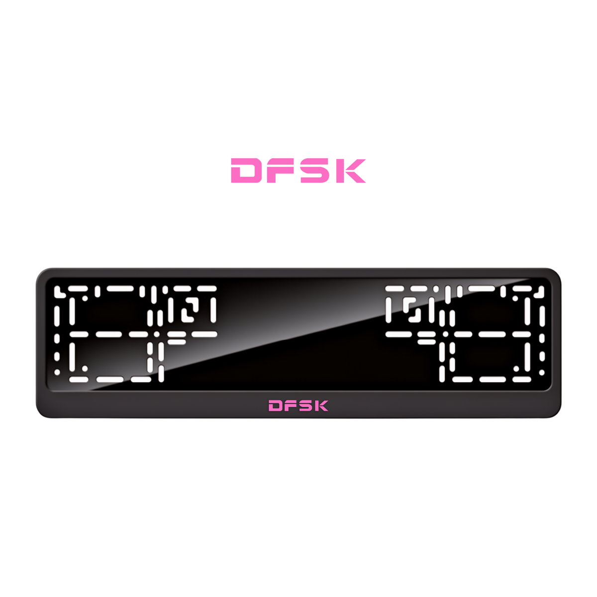 Cadres de plaque d'immatriculation DFSK - Rose - CLASSIC