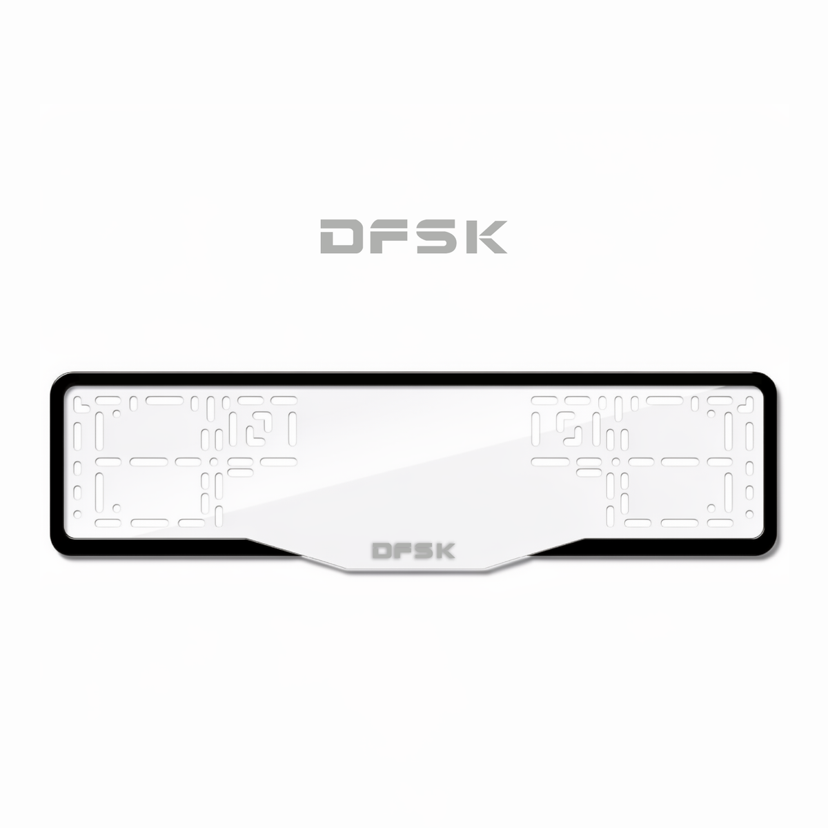 Cadres de plaque d'immatriculation DFSK - Gris - GLASS