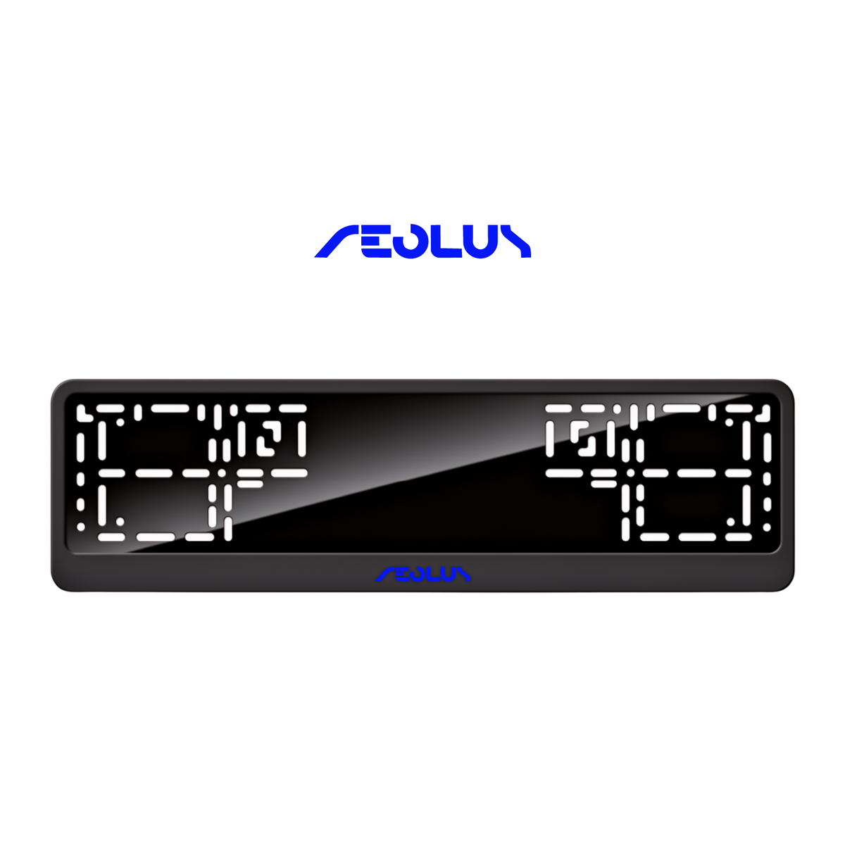 Cadres de plaque d'immatriculation Aeolus - Bleu - CLASSIC