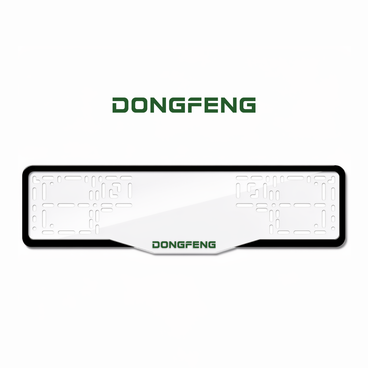 Cadres de plaque d'immatriculation Dongfeng - Vert - GLASS