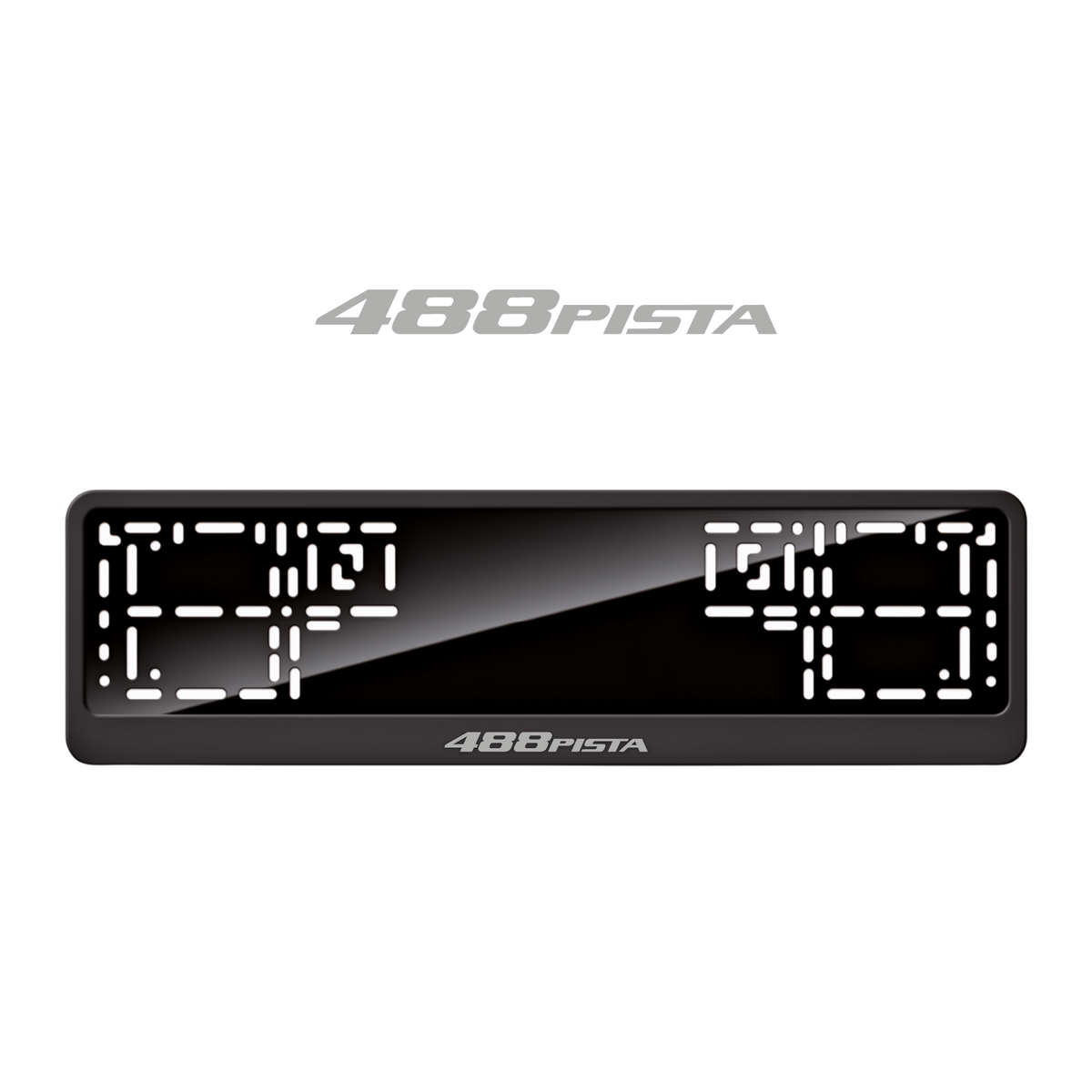 Cadres de plaque d'immatriculation 488 Pista - Gris - CLASSIC
