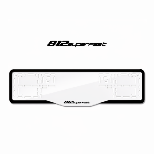 Cadres de plaque d'immatriculation 812 Superfast - Noir - GLASS