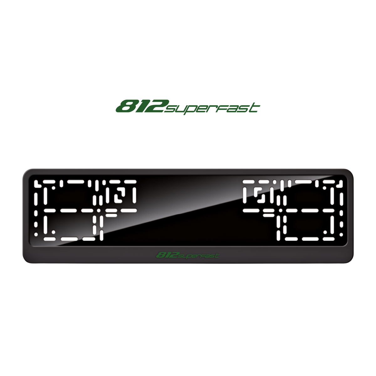 Cadres de plaque d'immatriculation 812 Superfast - Vert - CLASSIC