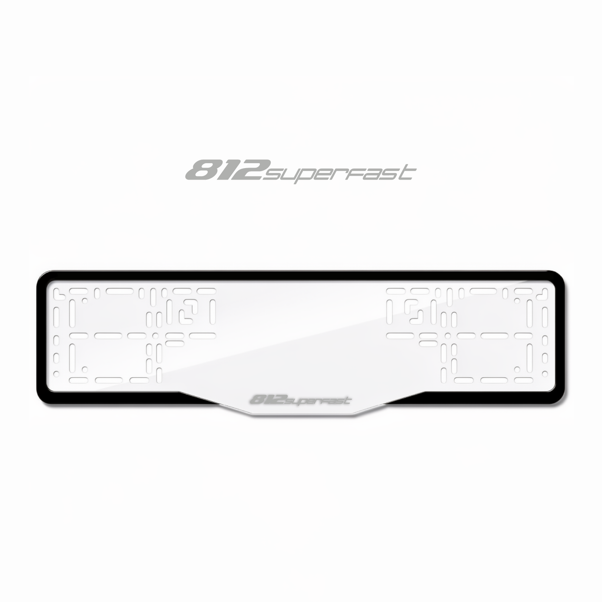 Cadres de plaque d'immatriculation 812 Superfast - Gris - GLASS
