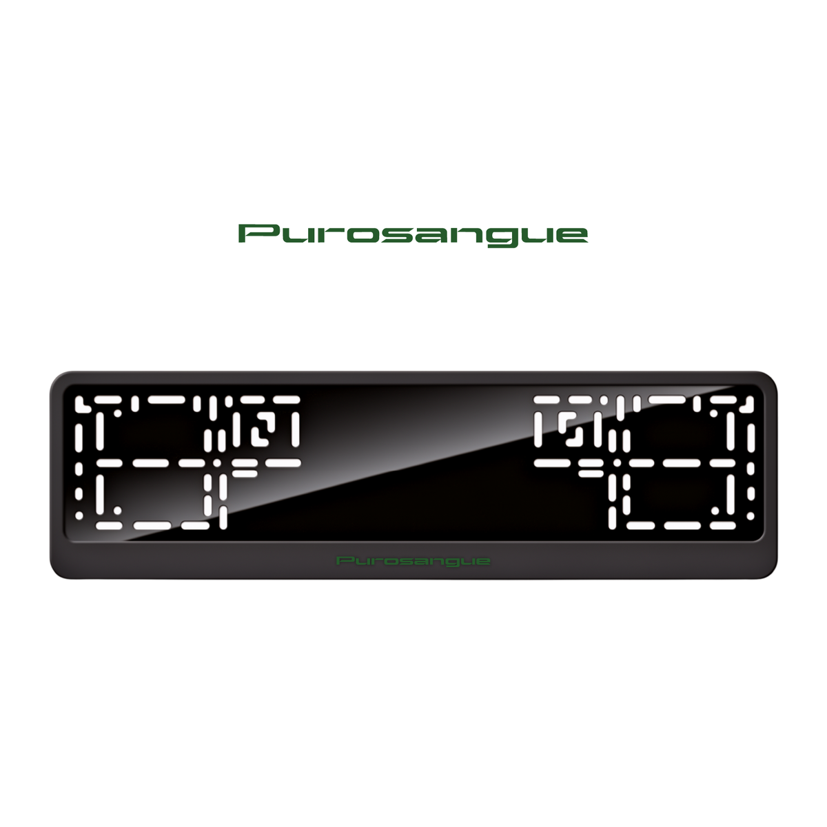Cadres de plaque d'immatriculation Purosangue - Vert - CLASSIC