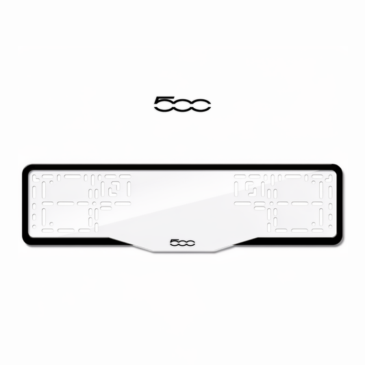 Cadres de plaque d'immatriculation 500 - Noir - GLASS