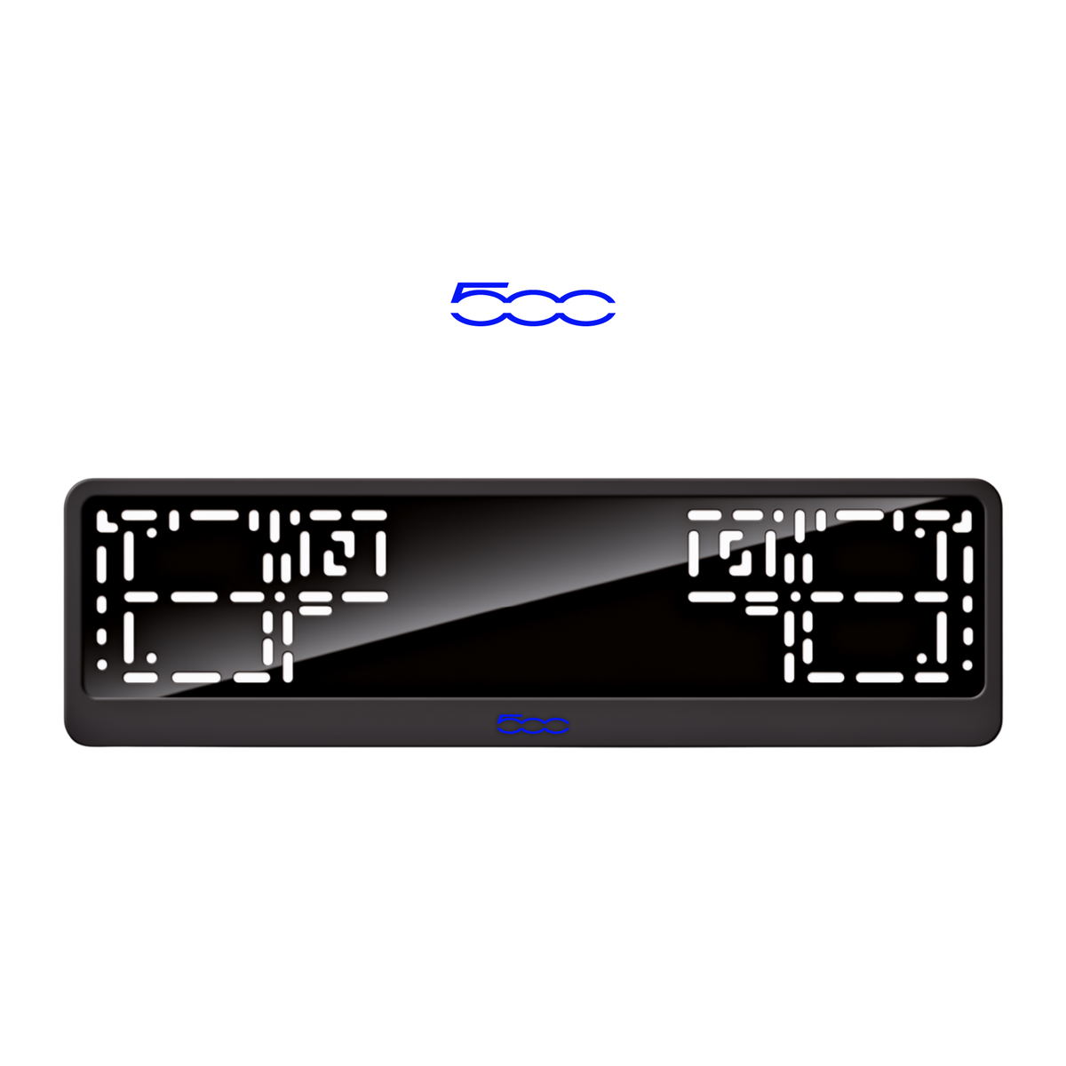 Cadres de plaque d'immatriculation 500 - Bleu - CLASSIC