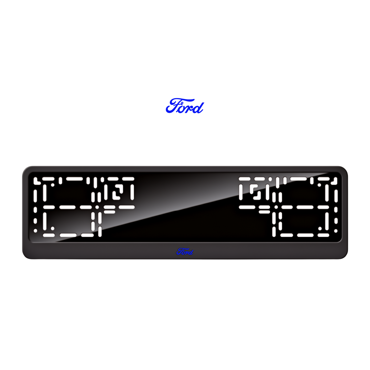 Cadres de plaque d'immatriculation Ford - Bleu - CLASSIC