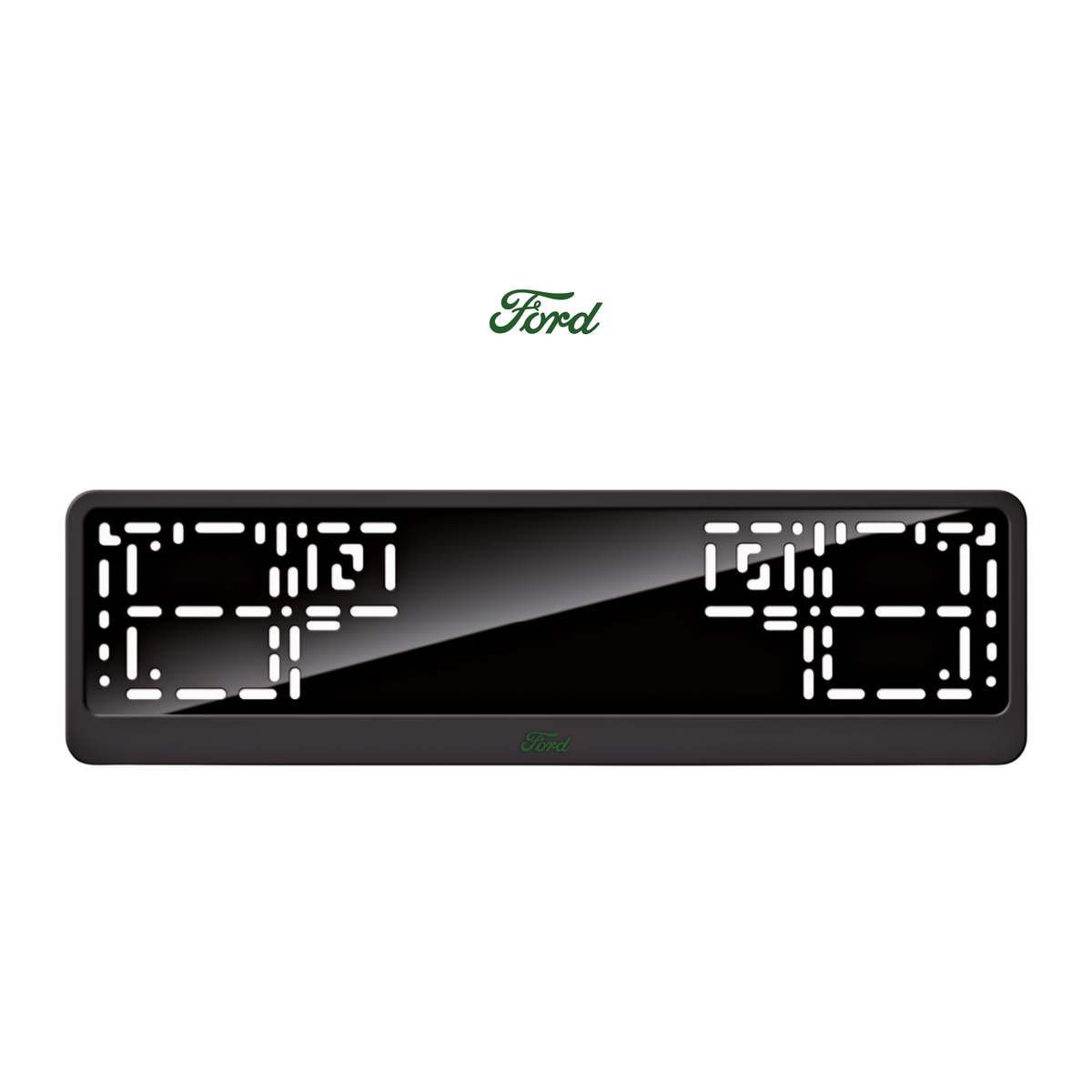 Cadres de plaque d'immatriculation Ford - Vert - CLASSIC