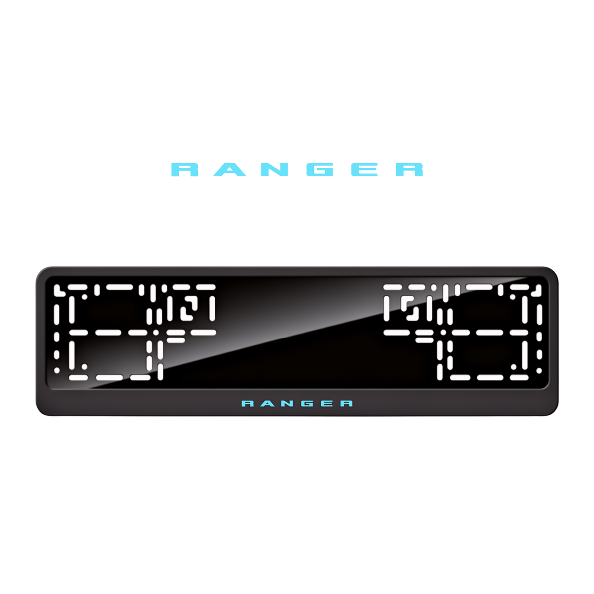 Cadres de plaque d'immatriculation Ranger - Bleu Tiffany - CLASSIC