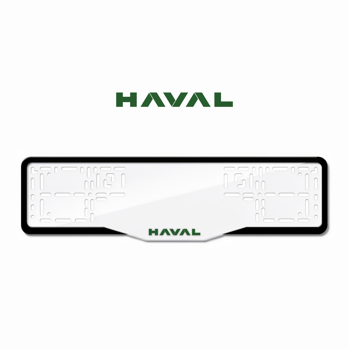 Cadres de plaque d'immatriculation Haval - Vert - GLASS