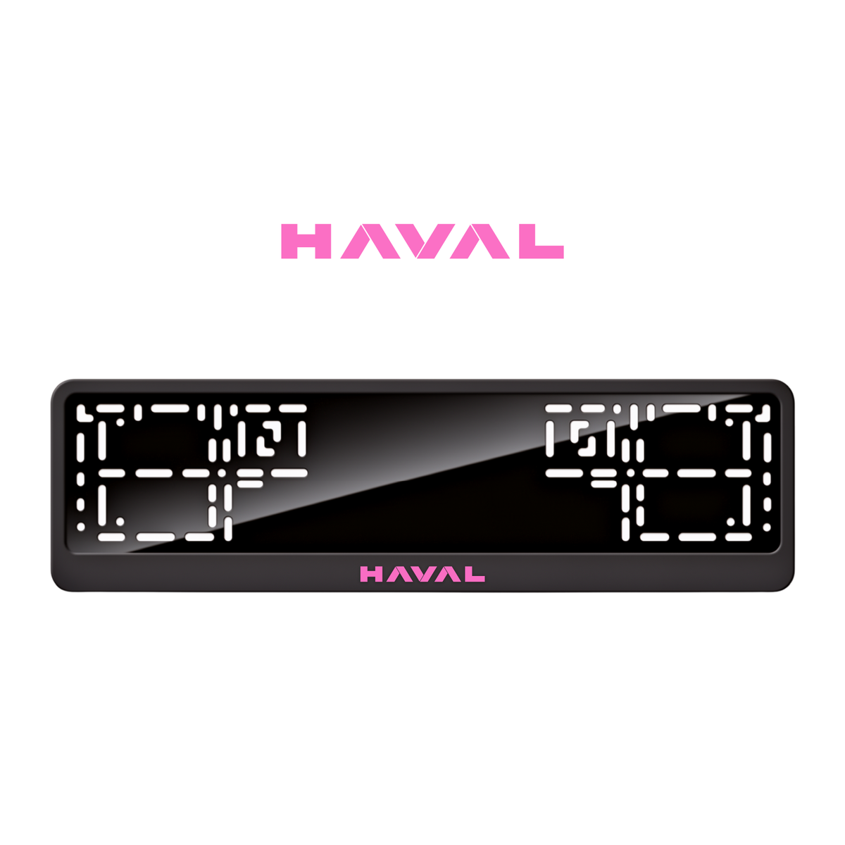 Cadres de plaque d'immatriculation Haval - Rose - CLASSIC