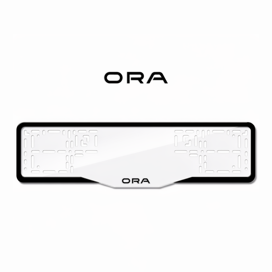 Cadres de plaque d'immatriculation GWM - Noir - GLASS