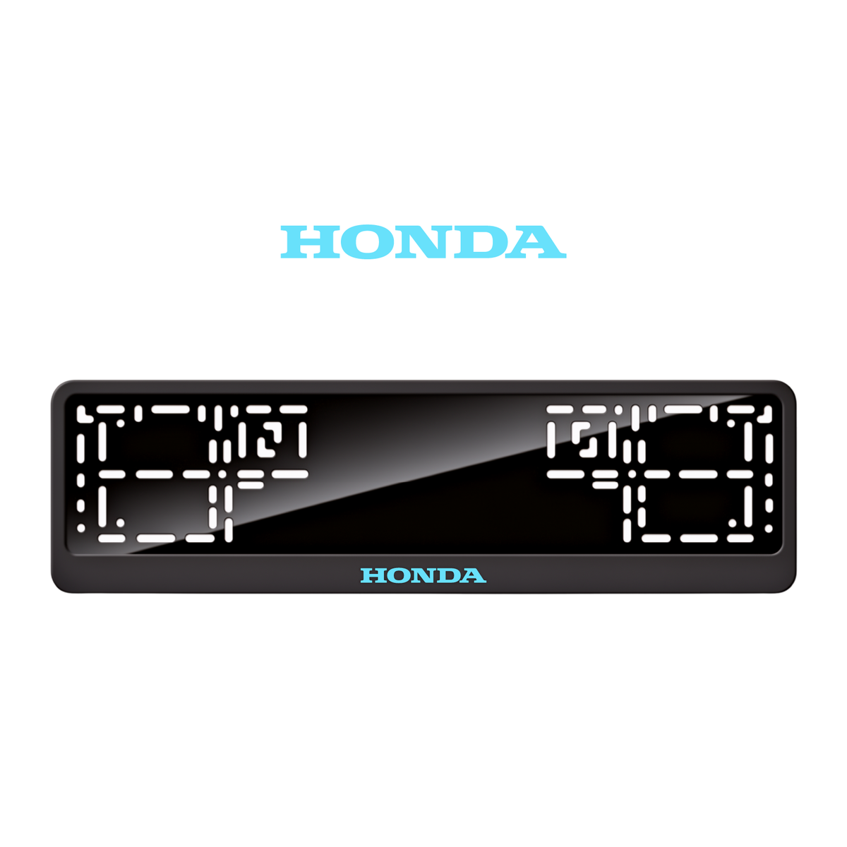 Cadres de plaque d'immatriculation Honda - Bleu Tiffany - CLASSIC
