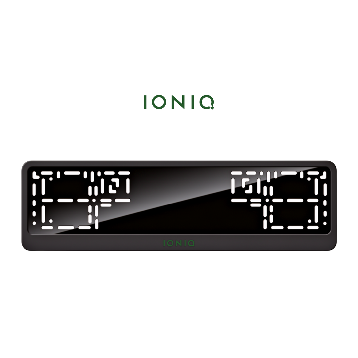 Cadres de plaque d'immatriculation Ioniq - Vert - CLASSIC