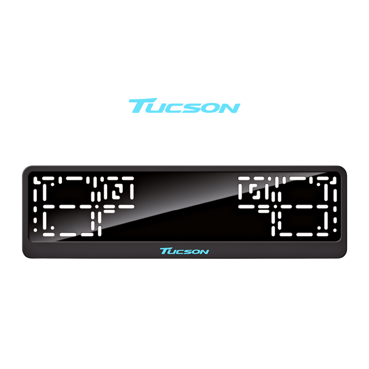 Cadres de plaque d'immatriculation Tucson - Bleu Tiffany - CLASSIC