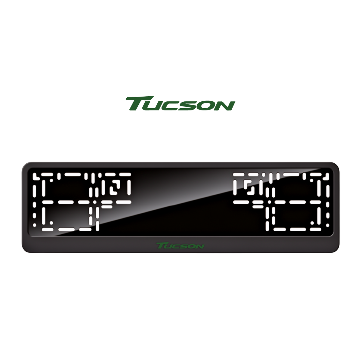 Cadres de plaque d'immatriculation Tucson - Vert - CLASSIC