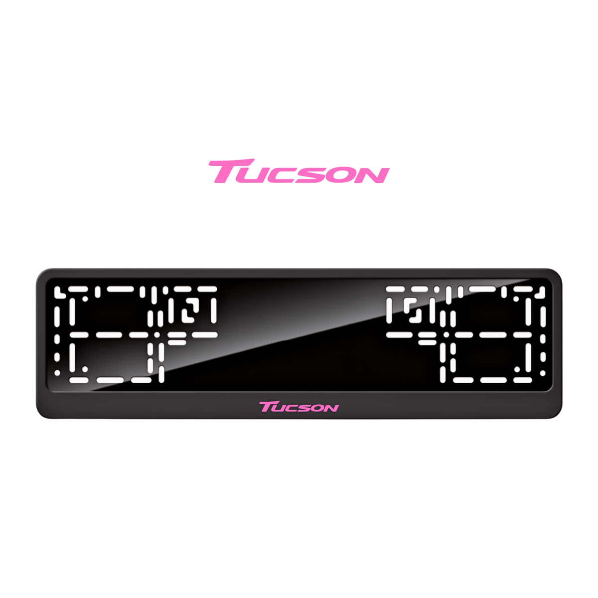 Cadres de plaque d'immatriculation Tucson - Rose - CLASSIC