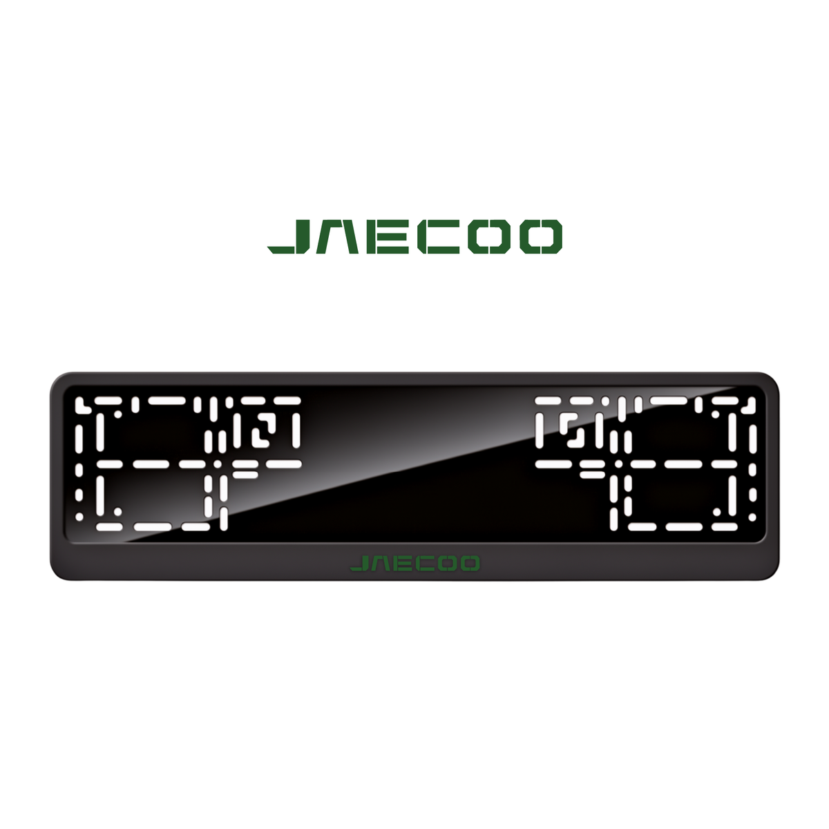Cadres de plaque d'immatriculation Jaecoo - Vert - CLASSIC