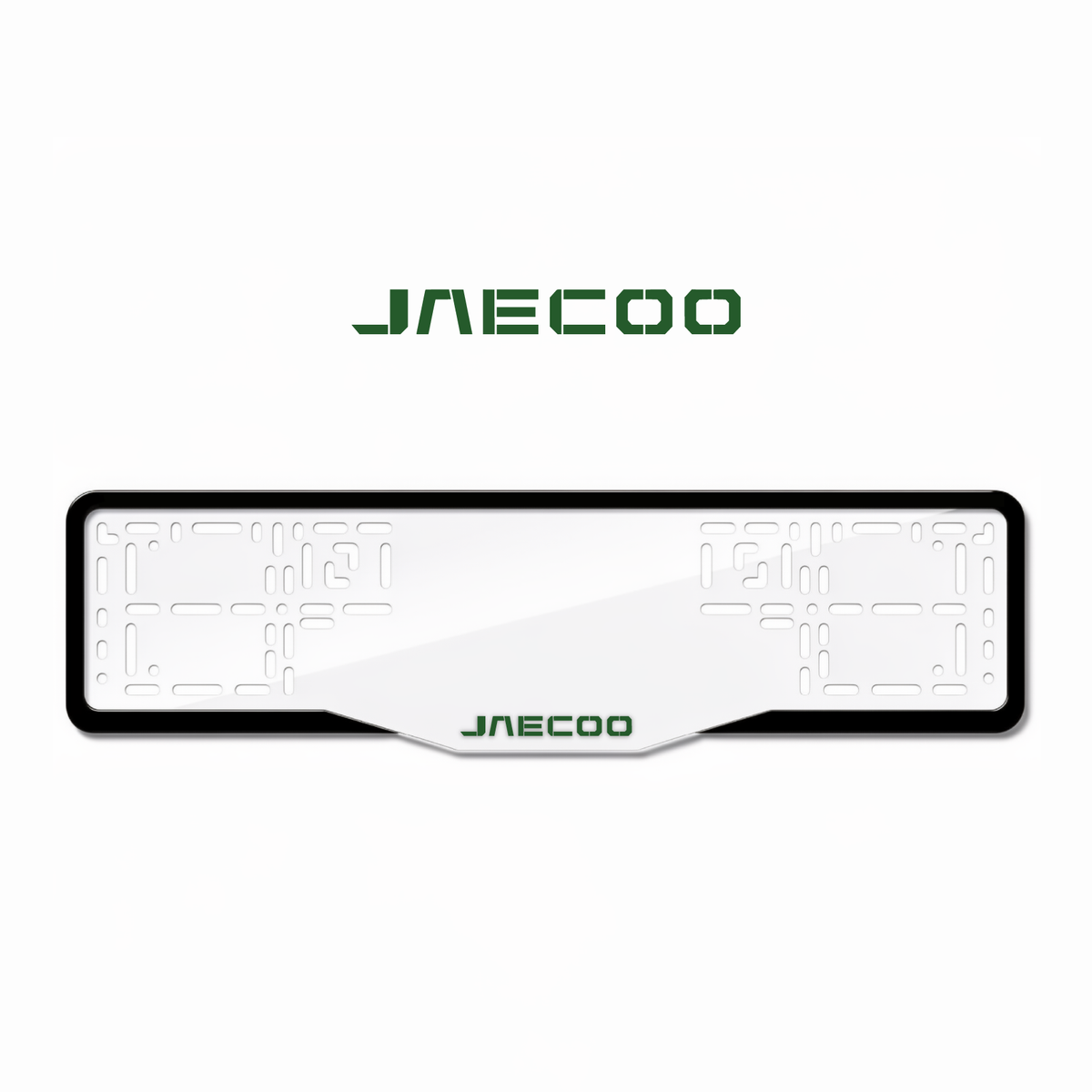 Cadres de plaque d'immatriculation Jaecoo - Vert - GLASS