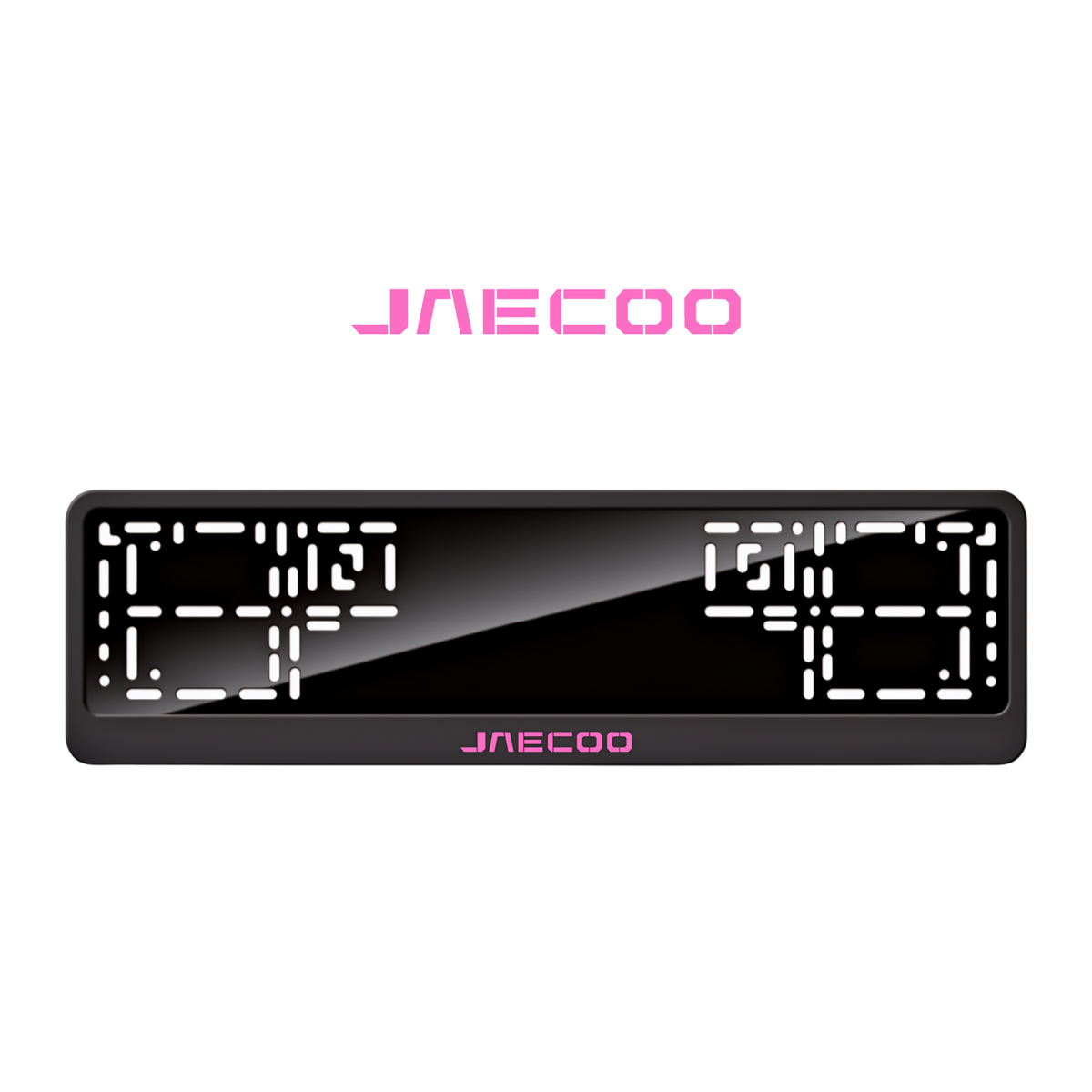 Cadres de plaque d'immatriculation Jaecoo - Rose - CLASSIC