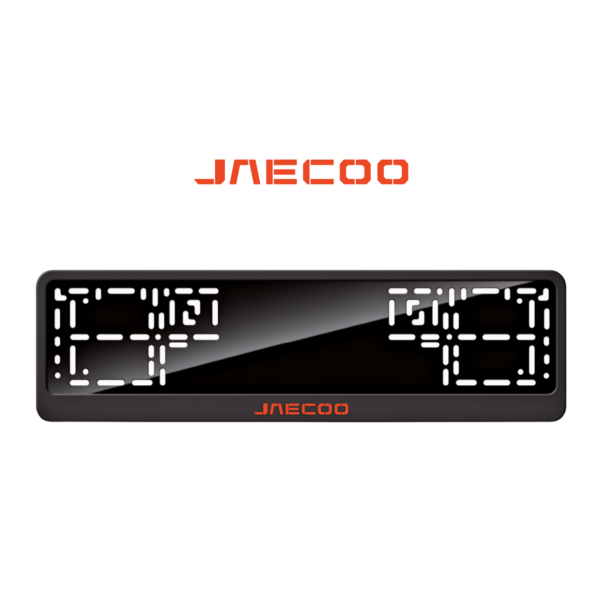 Cadres de plaque d'immatriculation Jaecoo - Rouge - CLASSIC
