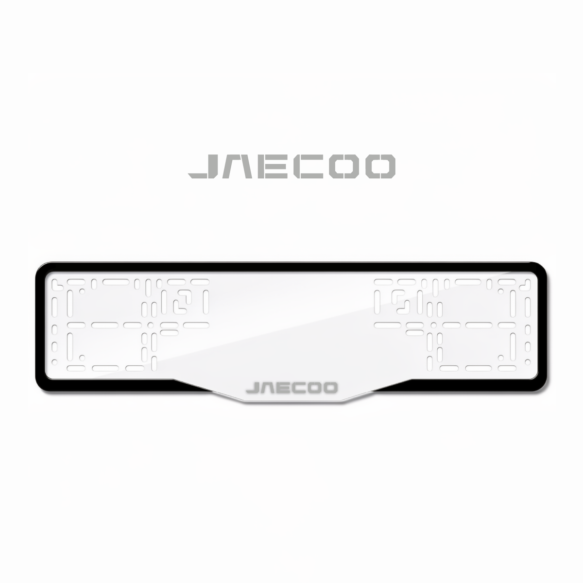 Cadres de plaque d'immatriculation Jaecoo - Gris - GLASS