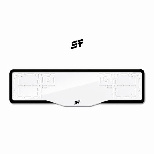 Cadres de plaque d'immatriculation Jetour Logo - Noir - GLASS