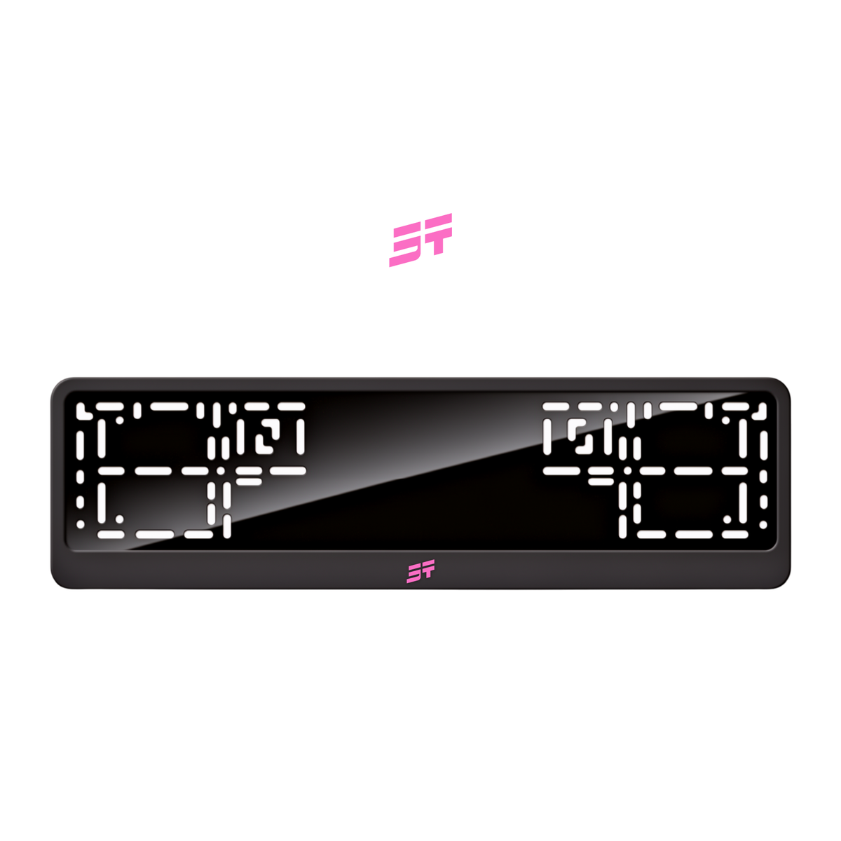 Cadres de plaque d'immatriculation Jetour Logo - Rose - CLASSIC
