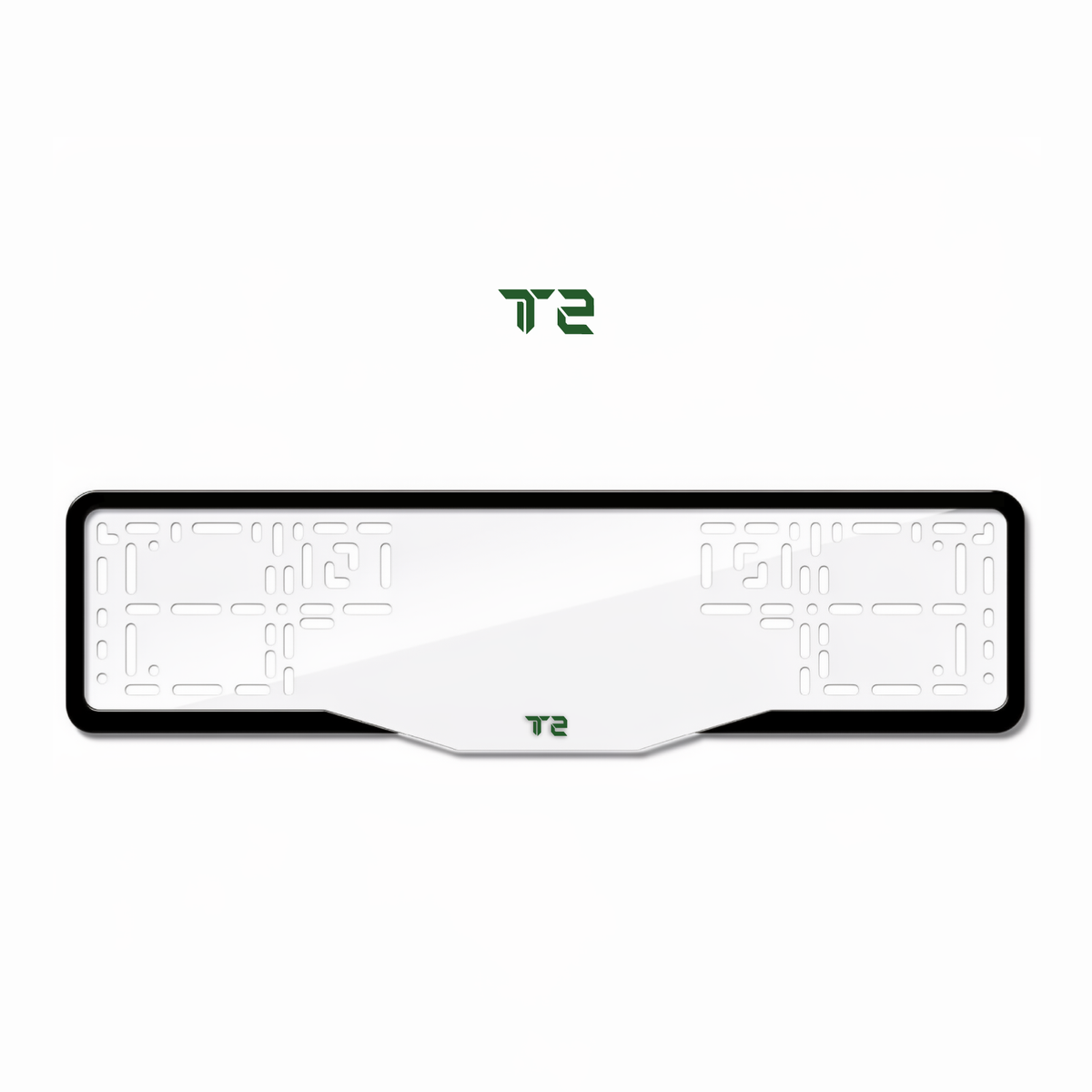 Cadres de plaque d'immatriculation Jetour T2 - Vert - GLASS