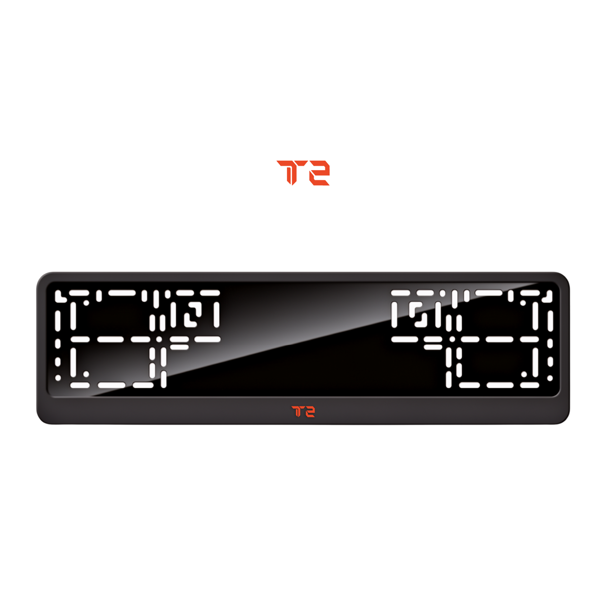 Cadres de plaque d'immatriculation Jetour T2 - Rouge - CLASSIC