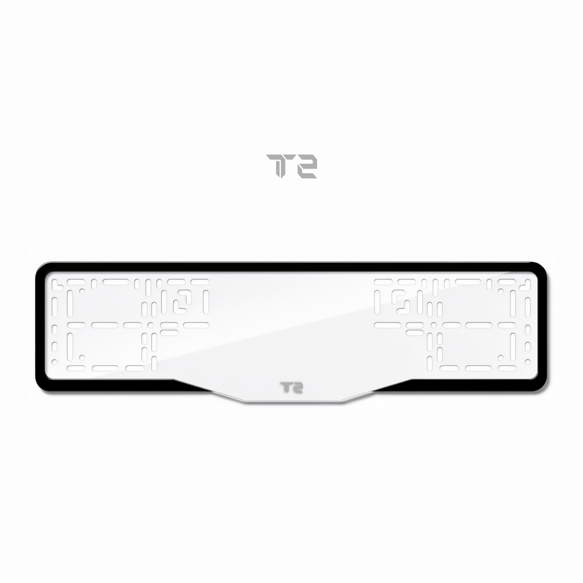 Cadres de plaque d'immatriculation Jetour T2 - Gris - GLASS