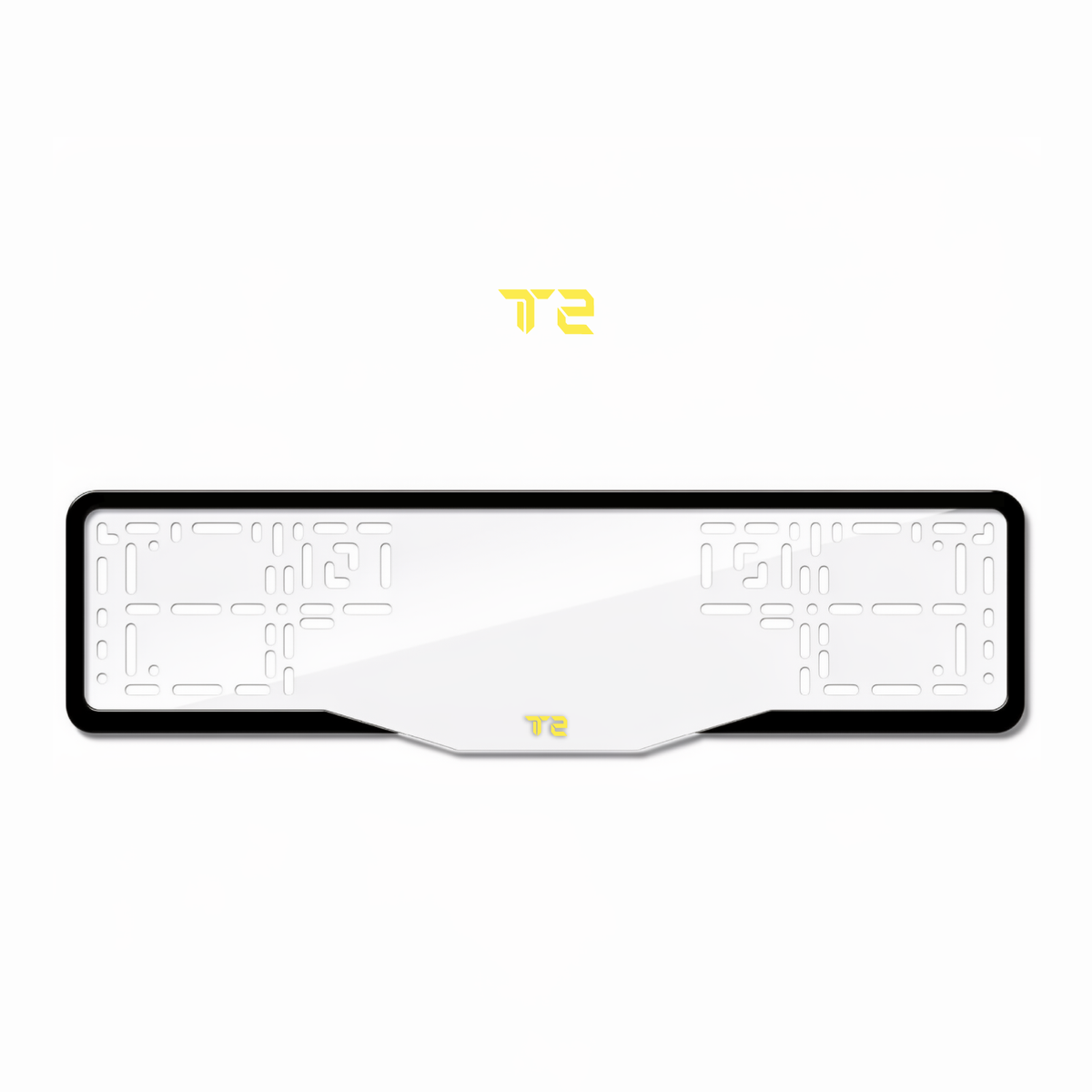 Cadres de plaque d'immatriculation Jetour T2 - Jaune - GLASS
