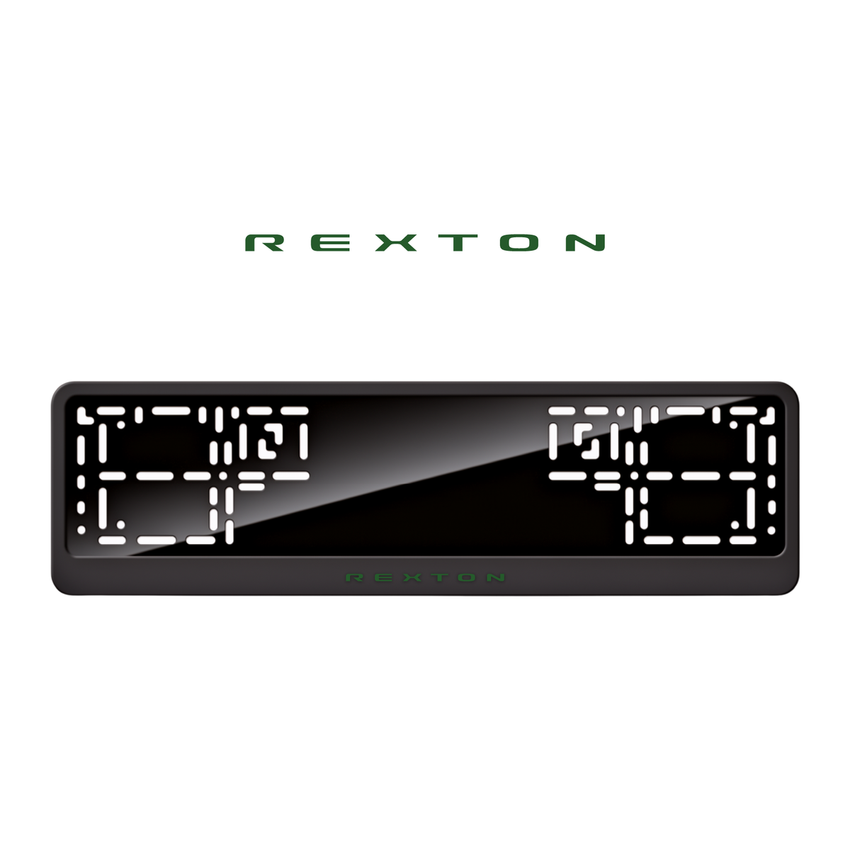 Cadres de plaque d'immatriculation Rexton - Vert - CLASSIC