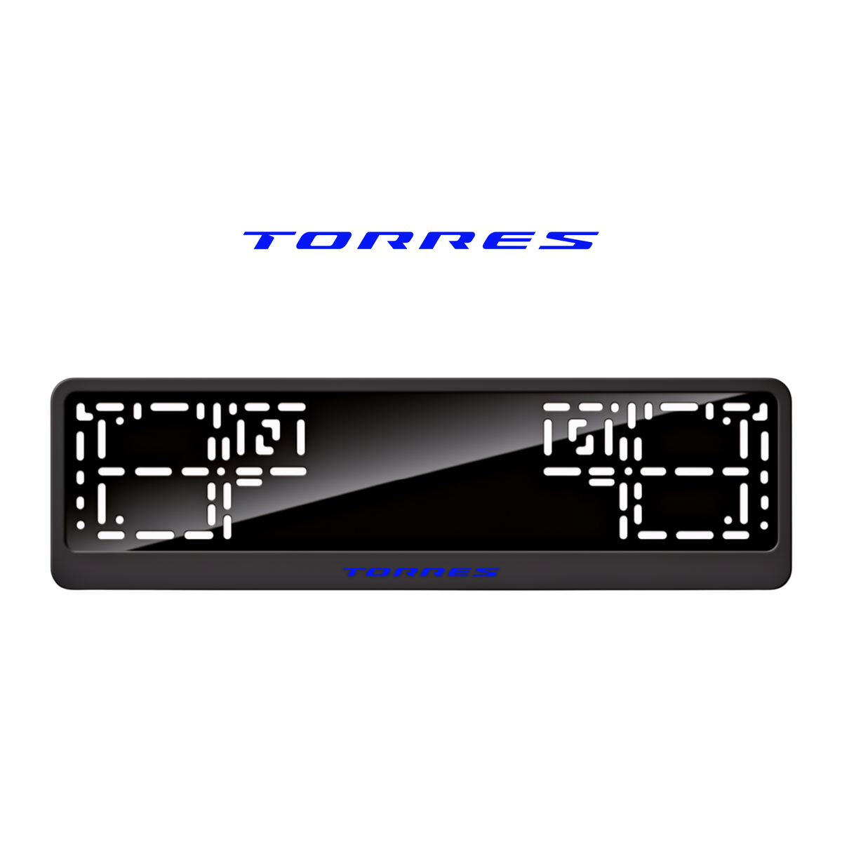 Cadres de plaque d'immatriculation Torres - Bleu - CLASSIC