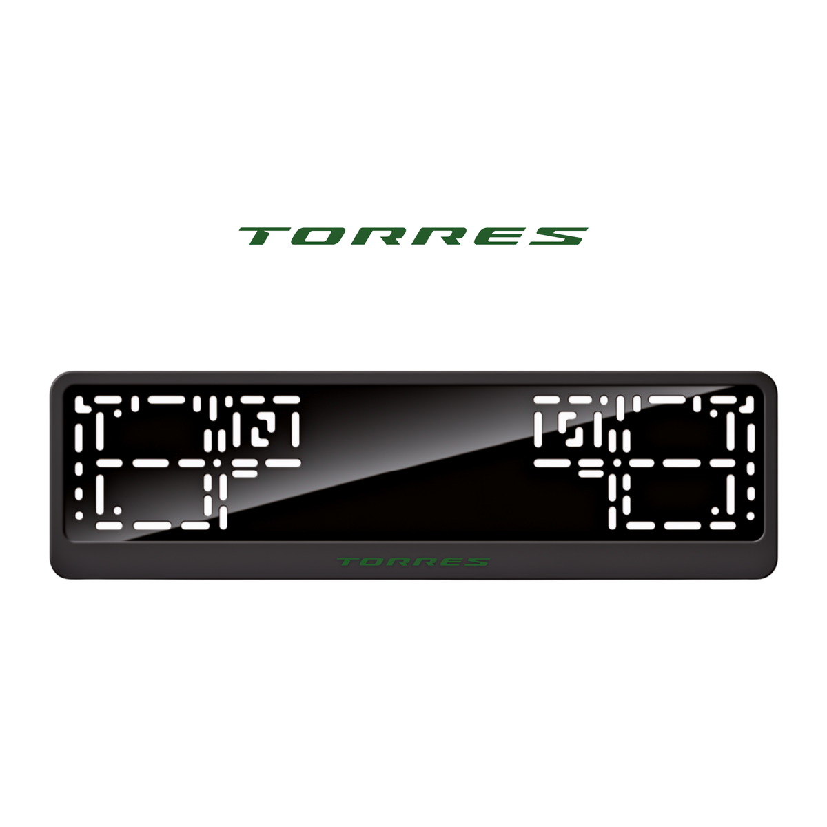 Cadres de plaque d'immatriculation Torres - Vert - CLASSIC