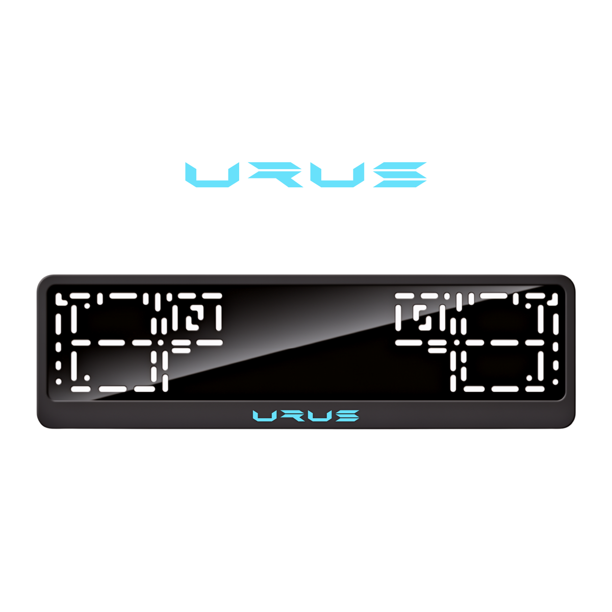 Cadres de plaque d'immatriculation Urus - Bleu Tiffany - CLASSIC