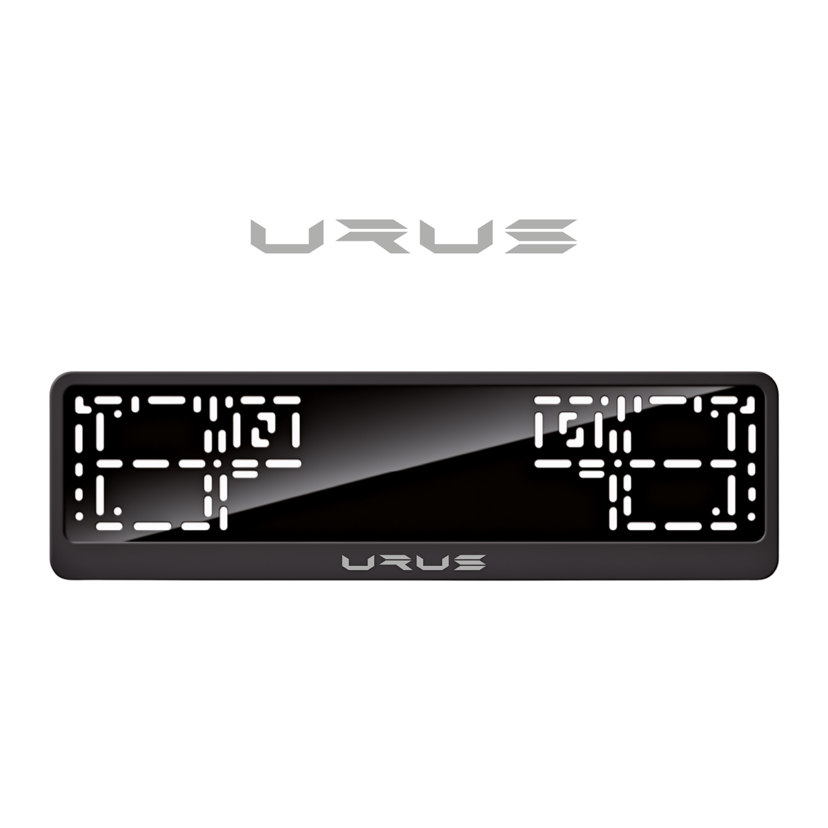 Cadres de plaque d'immatriculation Urus - Gris - CLASSIC