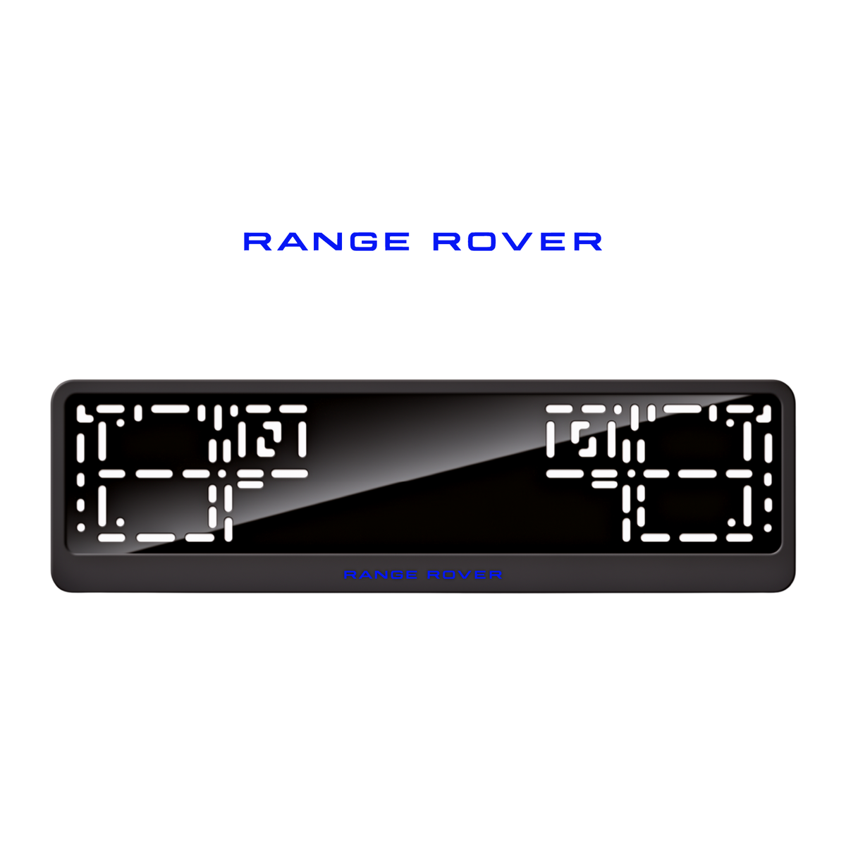 Cadres de plaque d'immatriculation Land Rover - Bleu - CLASSIC