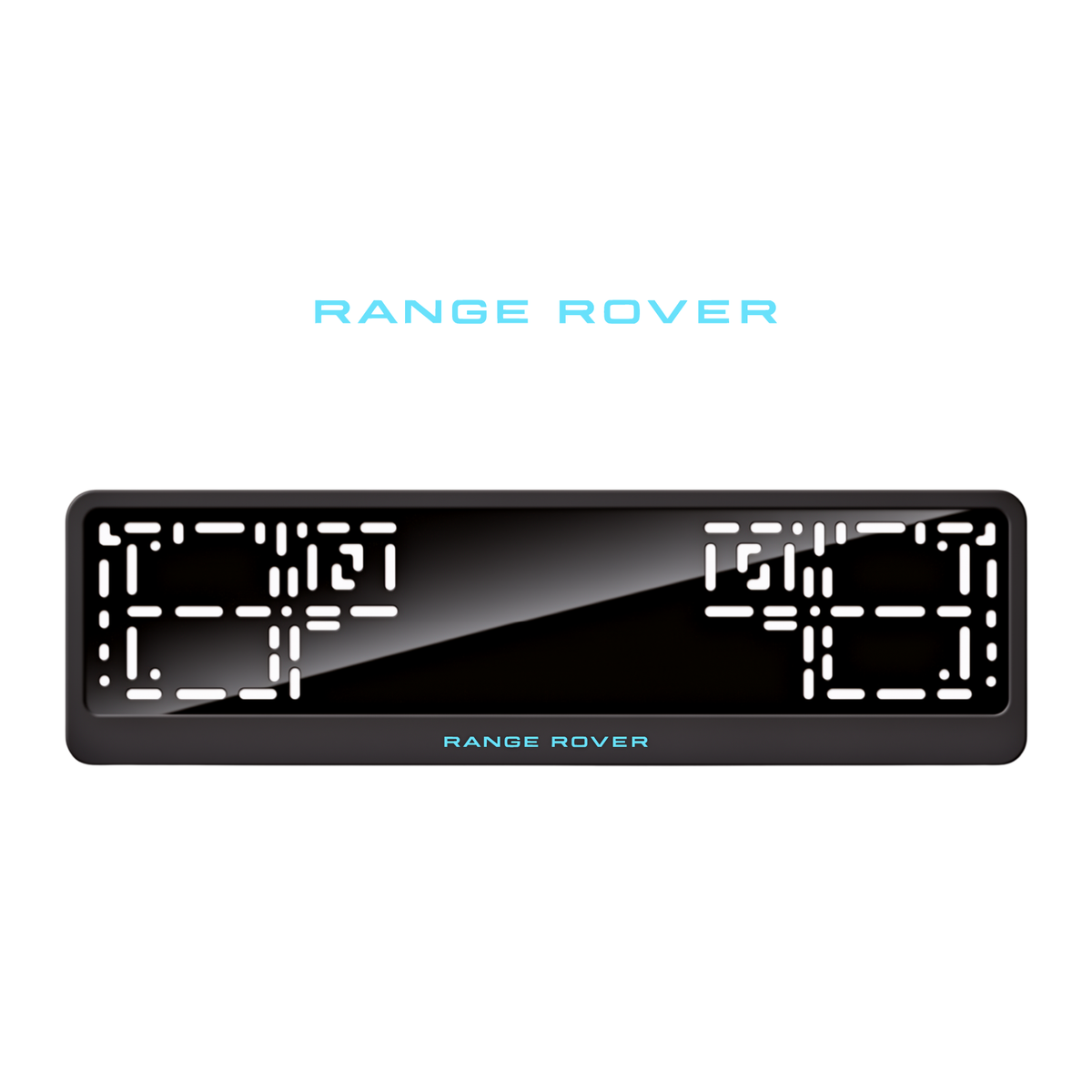 Cadres de plaque d'immatriculation Land Rover - Bleu Tiffany - CLASSIC