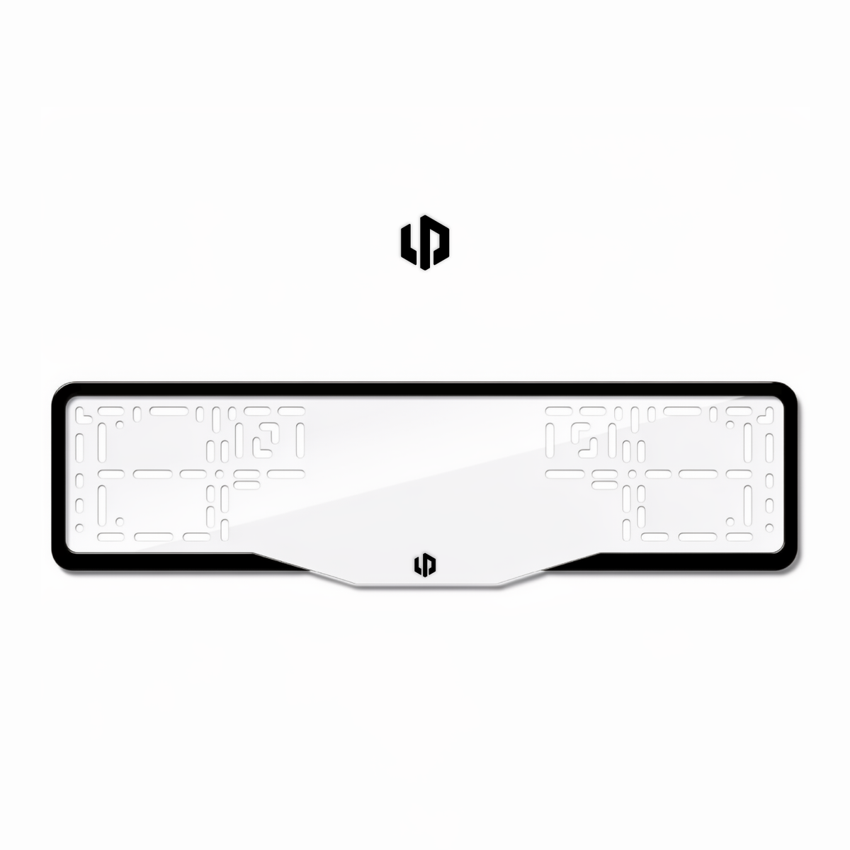 Cadres de plaque d'immatriculation Leapmotor Logo - Noir - GLASS