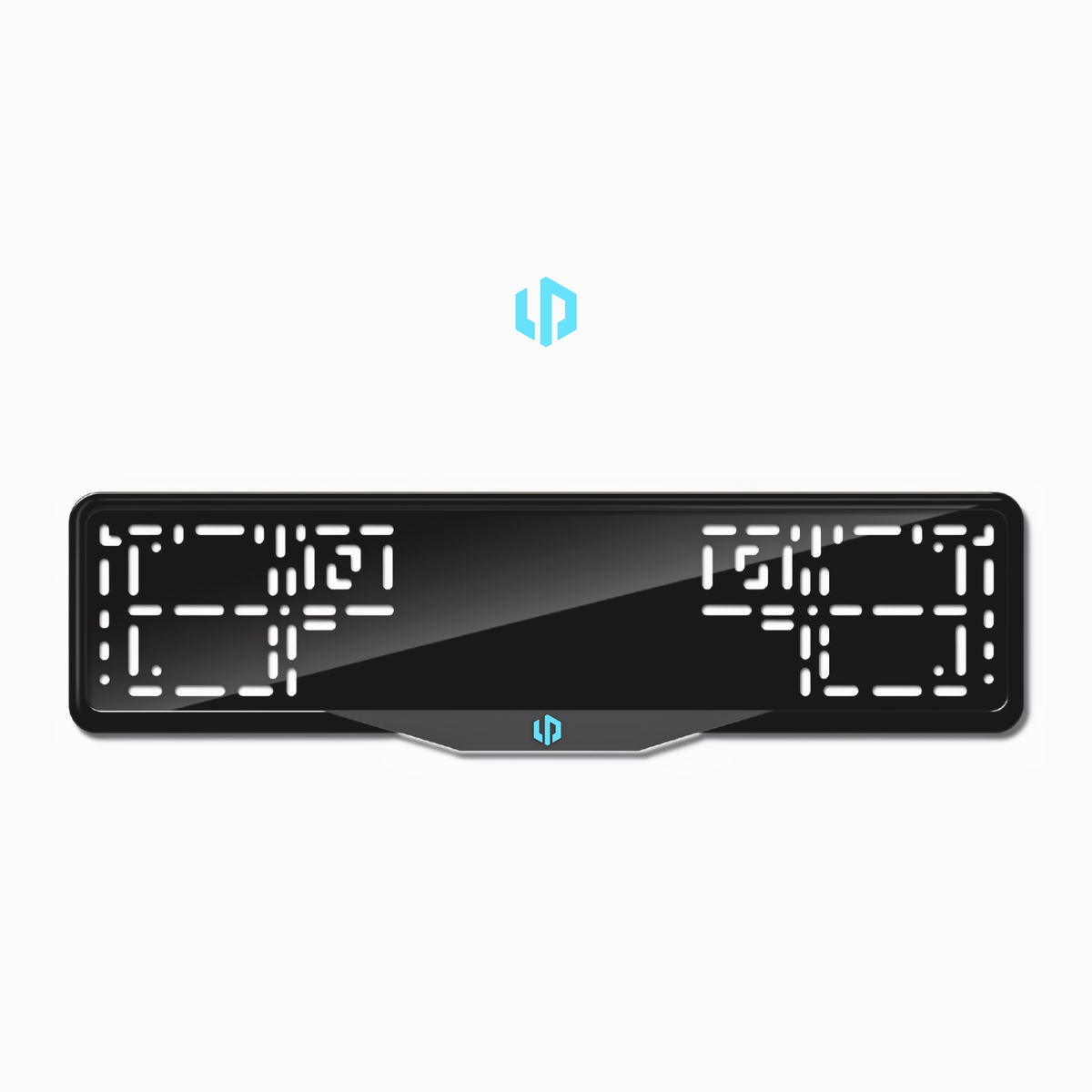 Cadres de plaque d'immatriculation Leapmotor Logo - Bleu Tiffany - SATIN