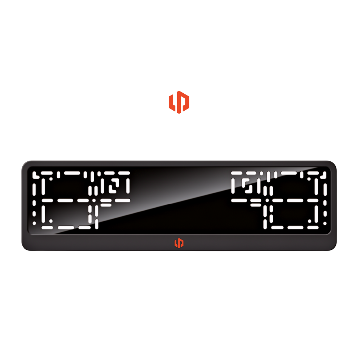 Cadres de plaque d'immatriculation Leapmotor Logo - Rouge - CLASSIC