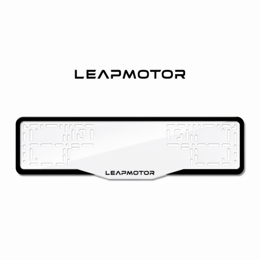 Cadres de plaque d'immatriculation Leapmotor - Noir - GLASS
