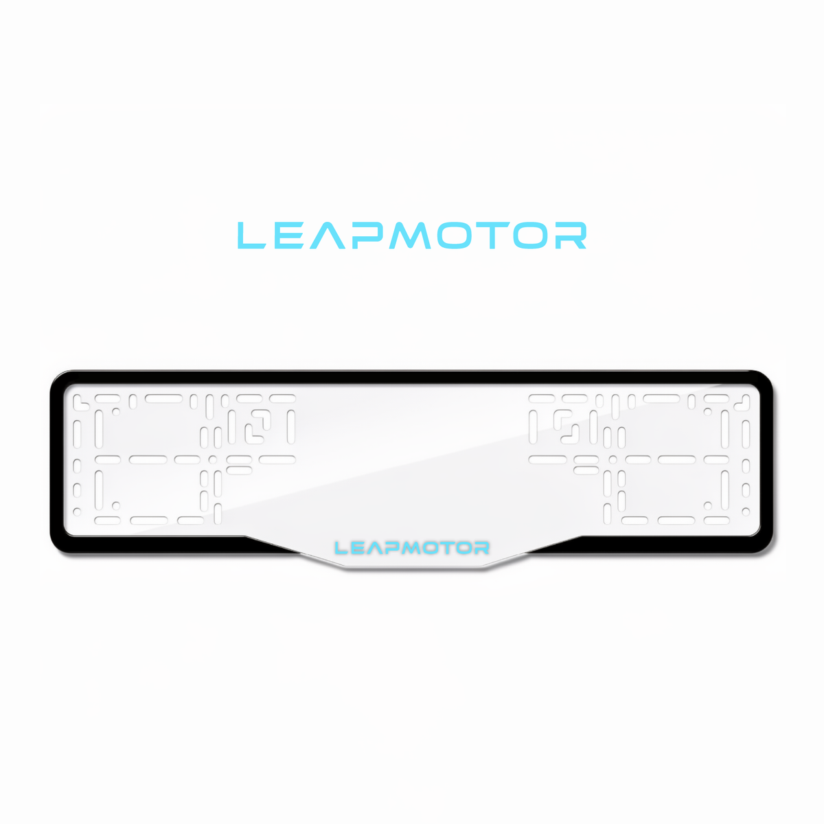 Cadres de plaque d'immatriculation Leapmotor - Bleu Tiffany - GLASS